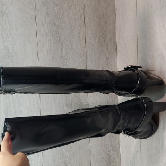 Chloé Womens Tall Riding Leather Heels Boots shoes sz EUR 38/8 - Picture 6 of 16